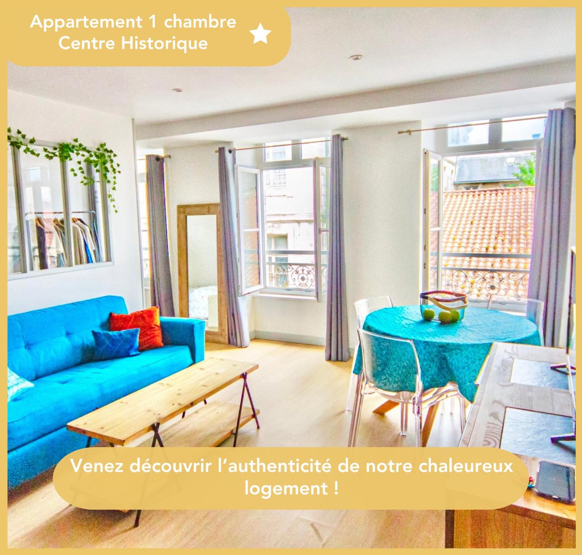 לה רושל Repaire Central - Chic & Moderne - Wifi Gratuit - Parfaitement Equipe - Centre-Ville Historique מראה חיצוני תמונה